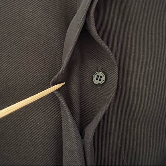 Salvatore Ferragamo Jacket Womens 12 Button Front Bishop Sleeve Italian … - Picture 12 of 15